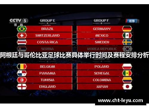 阿根廷与哥伦比亚足球比赛具体举行时间及赛程安排分析