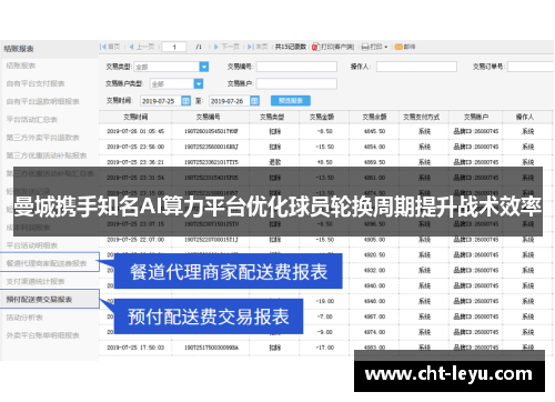 曼城携手知名AI算力平台优化球员轮换周期提升战术效率